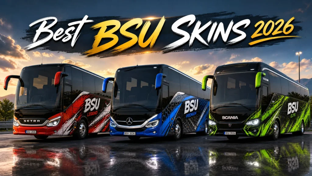 Best BSU Skins 2026 Unlimited Money Unlocked Buses