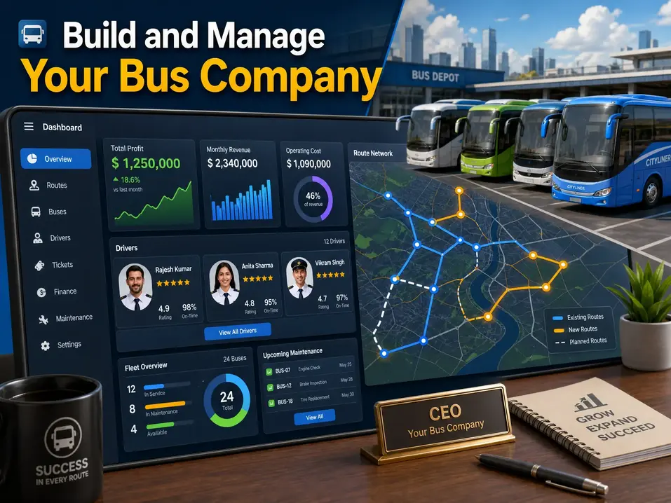 Build and Manage Bus Company