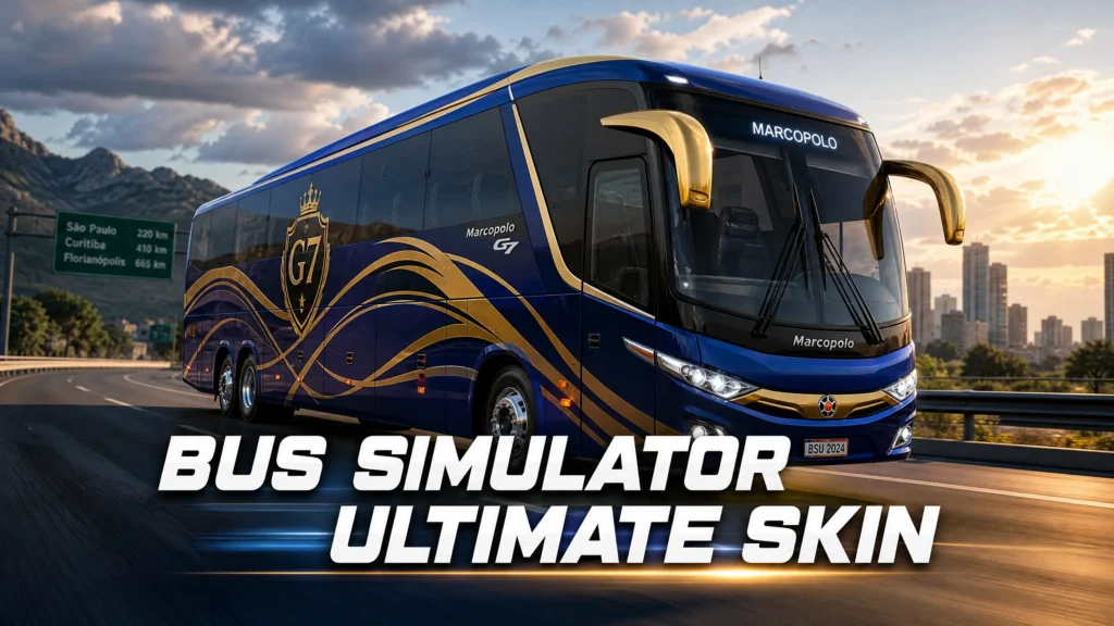 Bus Simulator Ultimate Skin Custom Livery Design Latest Version