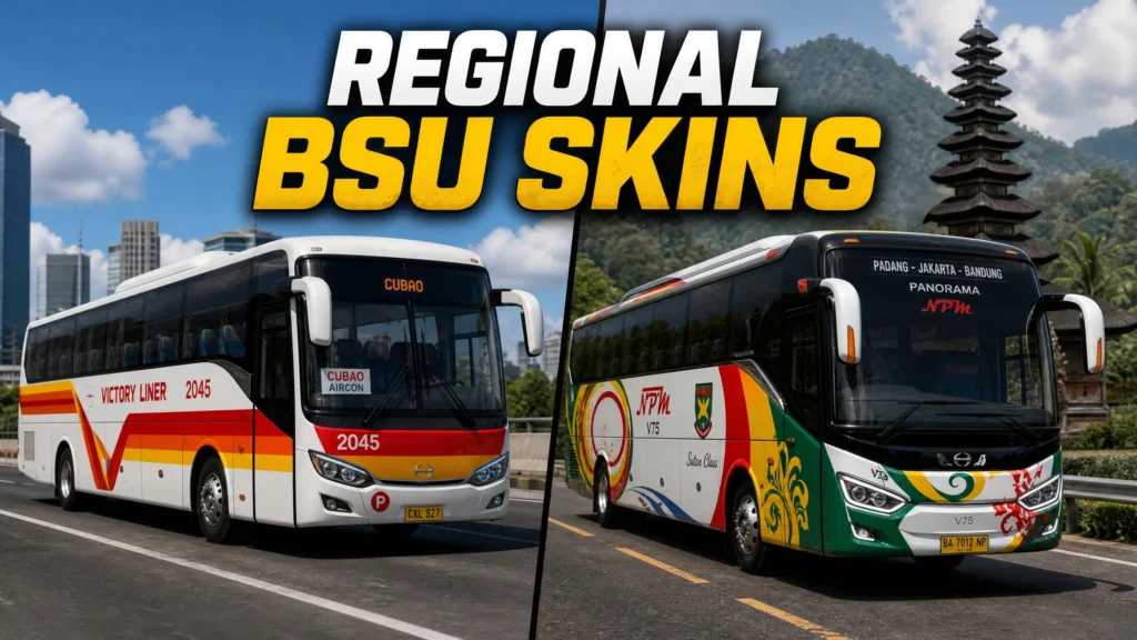 Regional Bus Simulator Ultimate Skins Philippines Indonesia Livery