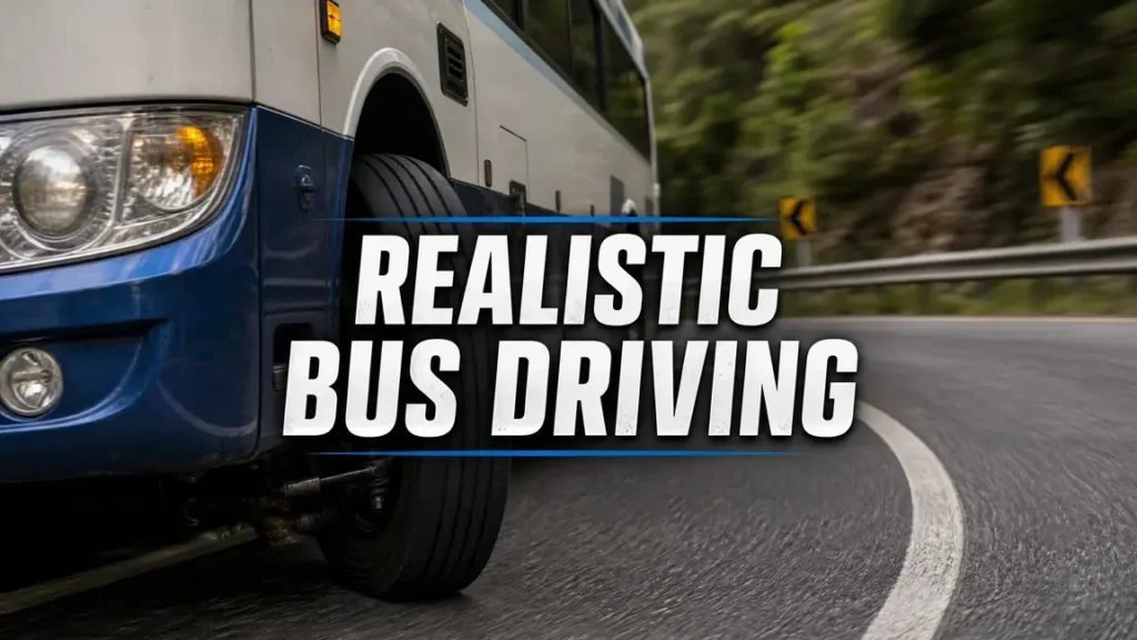 A bus at a terminal with career progress icons and Career Mode text overlay.
